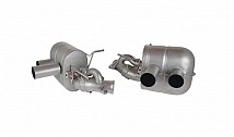POWER OPTIMIZED EXHAUST SYSTEM WITH FLAP-REGULATION